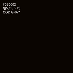 #0B0502 - Cod Gray Color Image